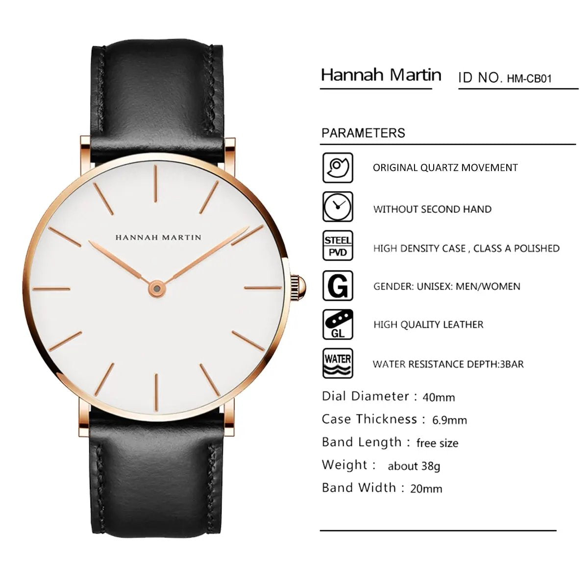 Japan Quartz Movt Unisex Waterproof Black Nylon Sport Casual Watches Wristwatch by Equanimity Essence.
