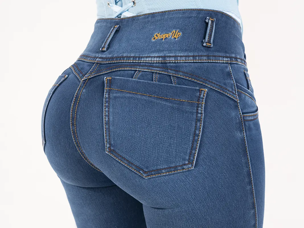 PUSH UP JEAN MHS0070 by Shape Up
