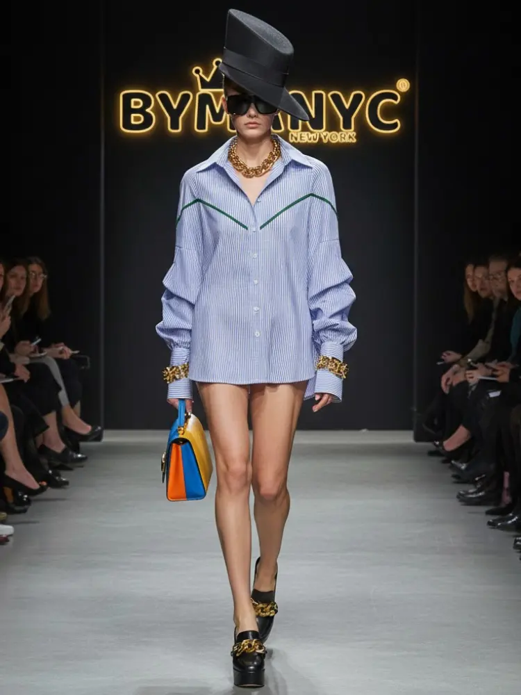 Skyline Striped Shirt • SOHO New Collection BYMANYC ® New York by BYMANYC ® New York