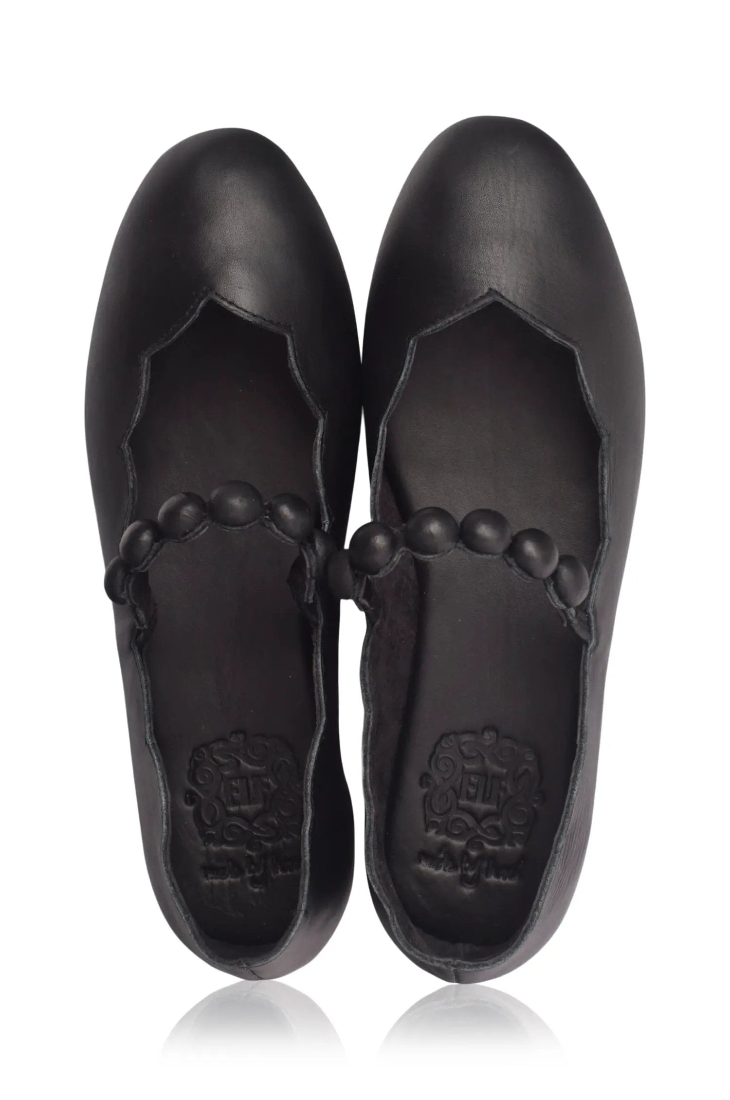 Solea Scalloped Mary Jane Flats by ELF