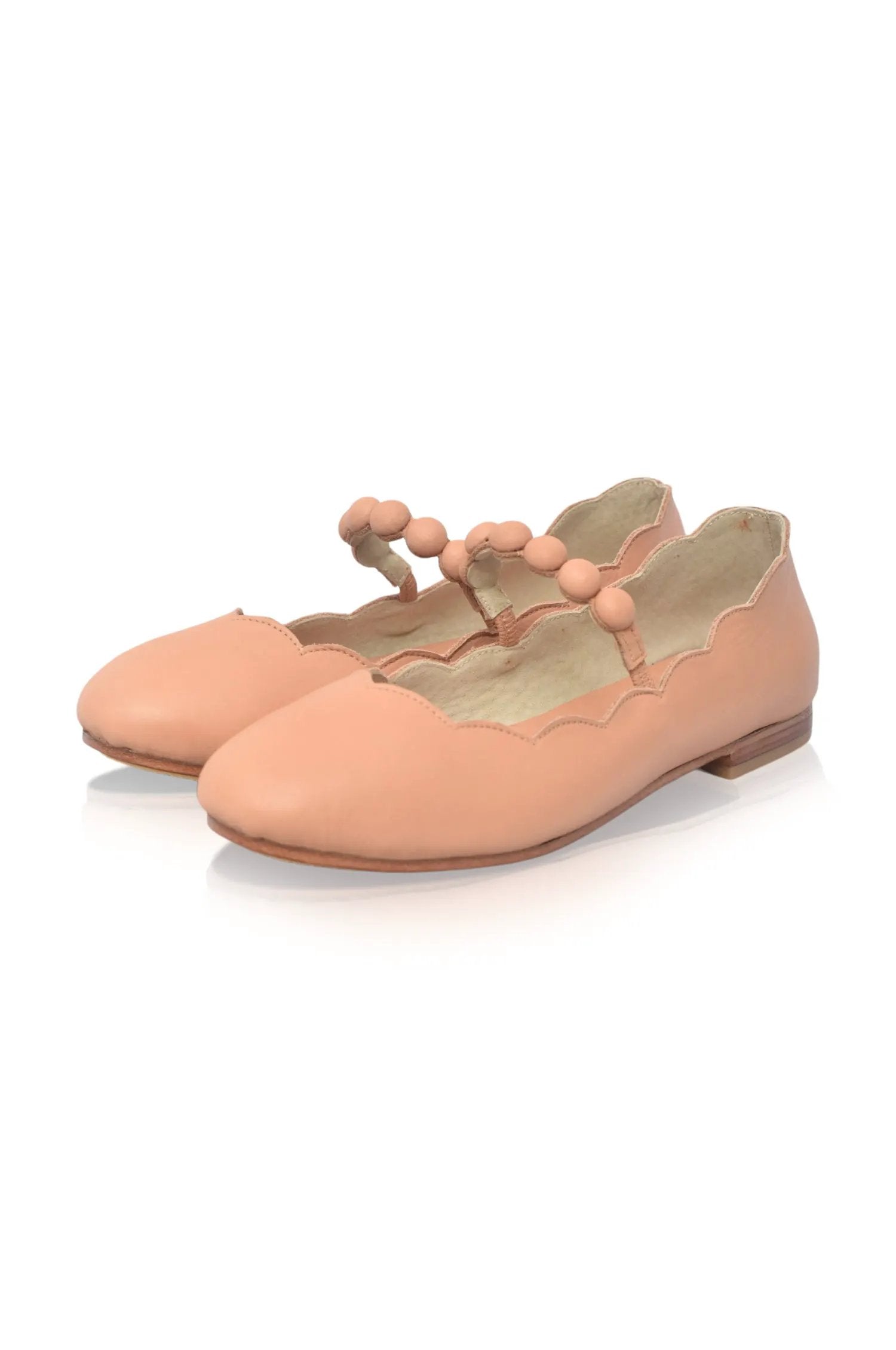 Solea Scalloped Mary Jane Flats by ELF