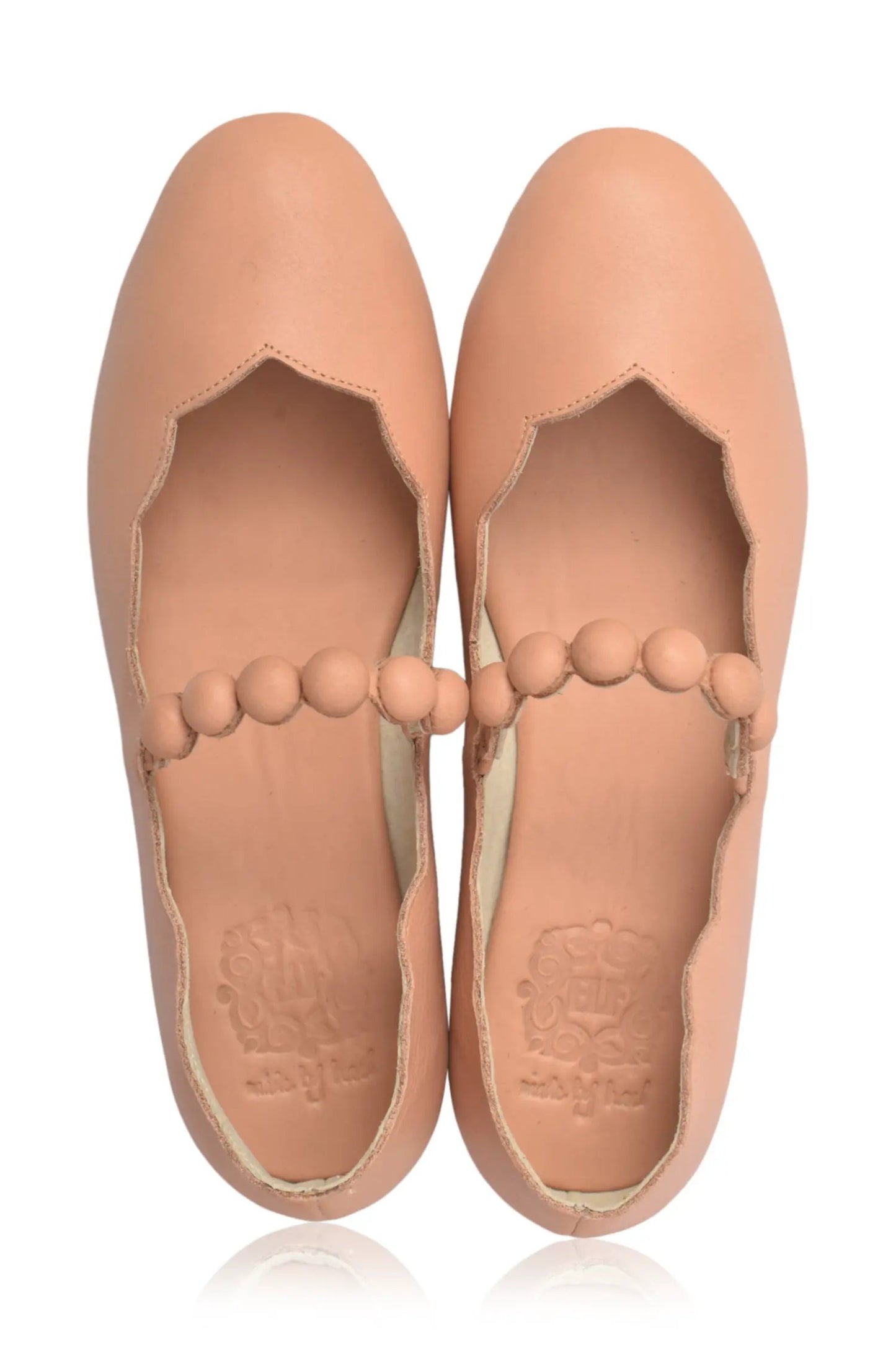 Solea Scalloped Mary Jane Flats by ELF