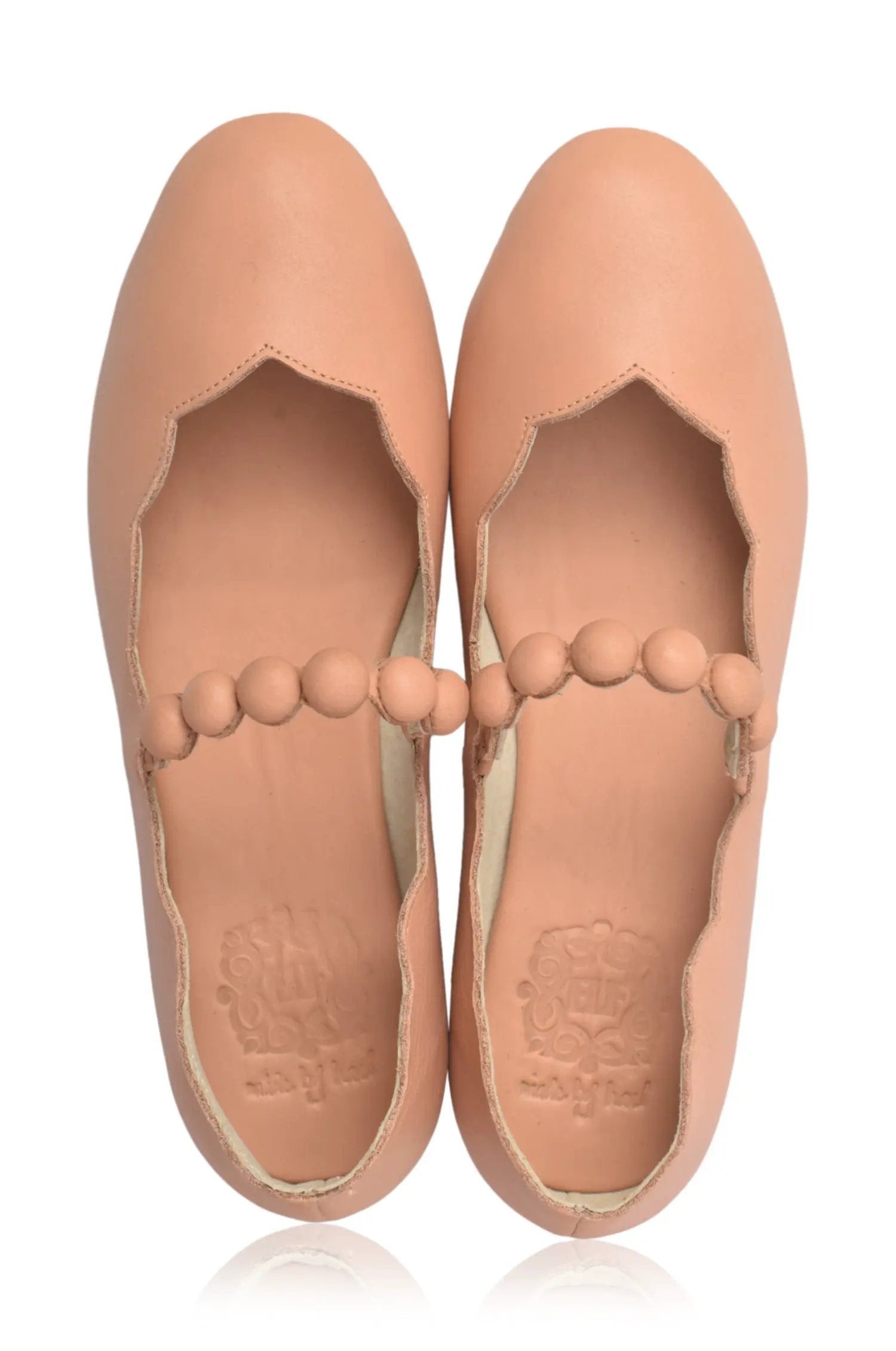 Solea Scalloped Mary Jane Flats by ELF