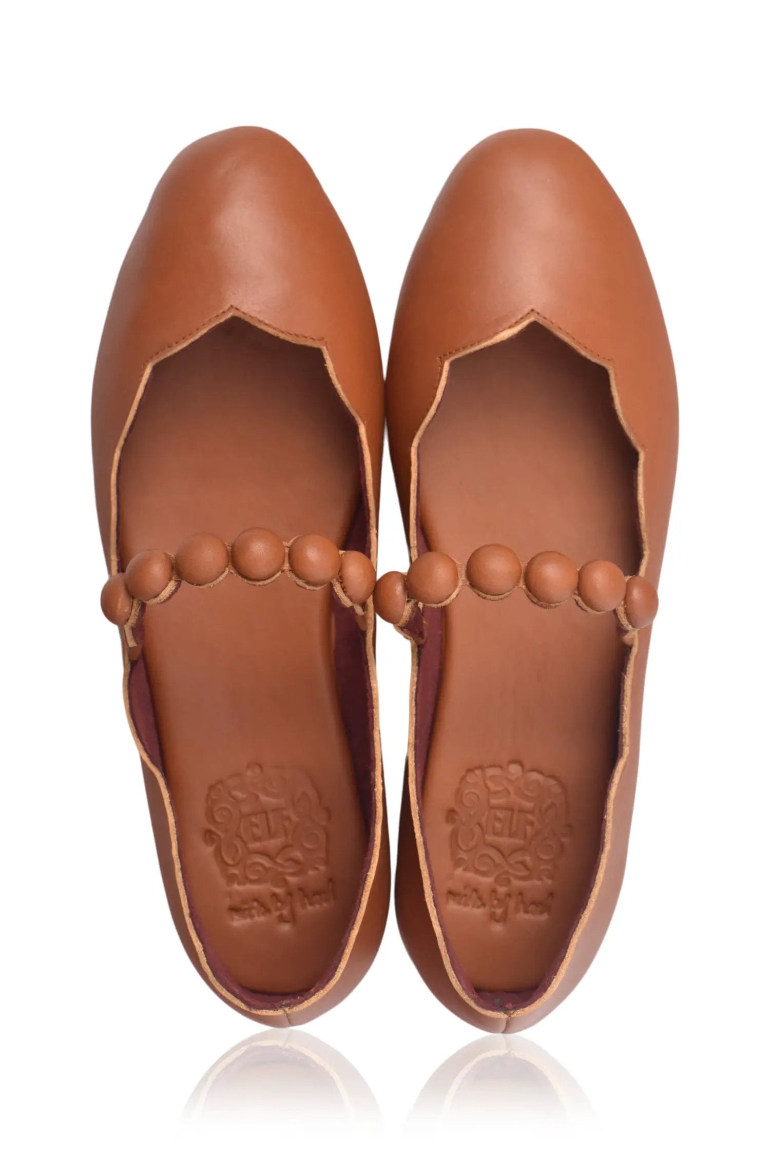 Solea Scalloped Mary Jane Flats by ELF