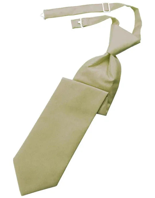 Solid Twill Kids Necktie by Tux-USA