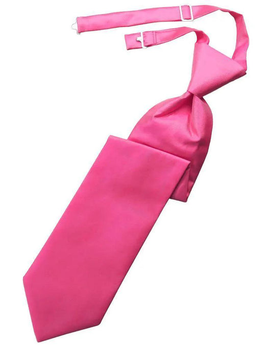 Solid Twill Kids Necktie by Tux-USA