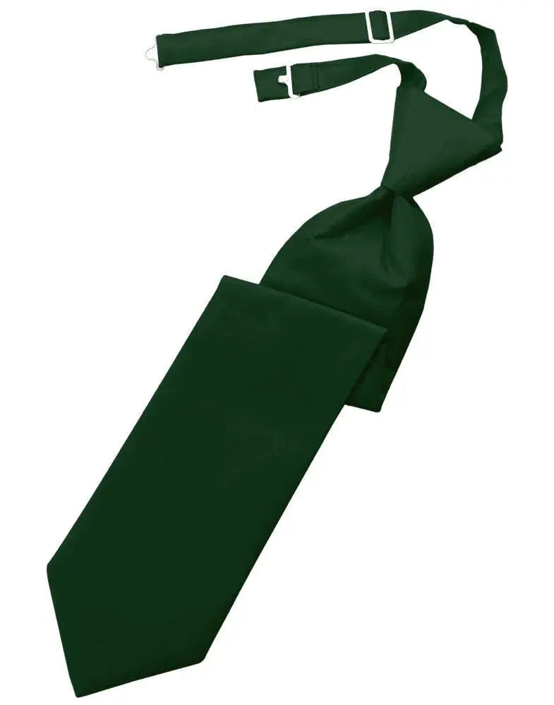 Solid Twill Kids Necktie by Tux-USA
