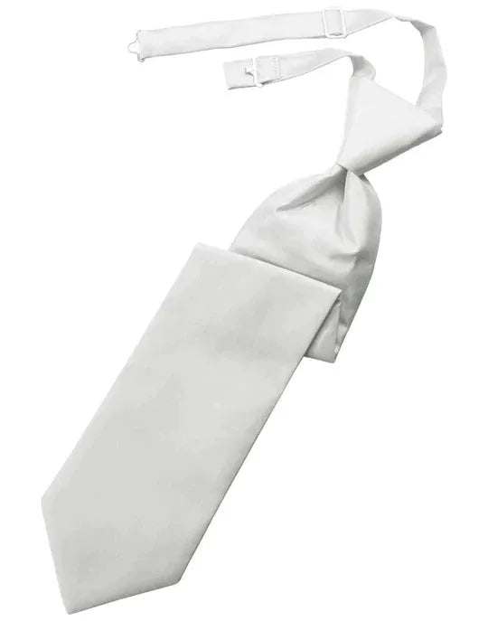 Solid Twill Kids Necktie by Tux-USA