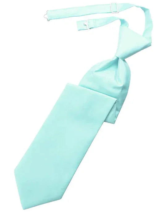 Solid Twill Kids Necktie by Tux-USA