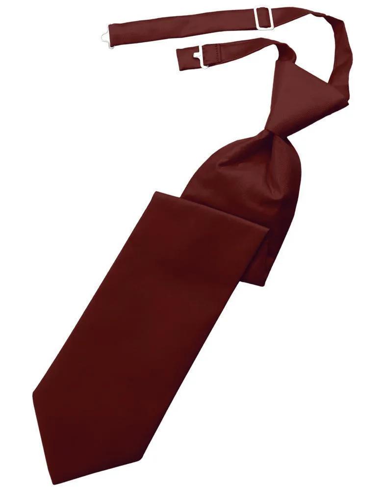 Solid Twill Kids Necktie by Tux-USA