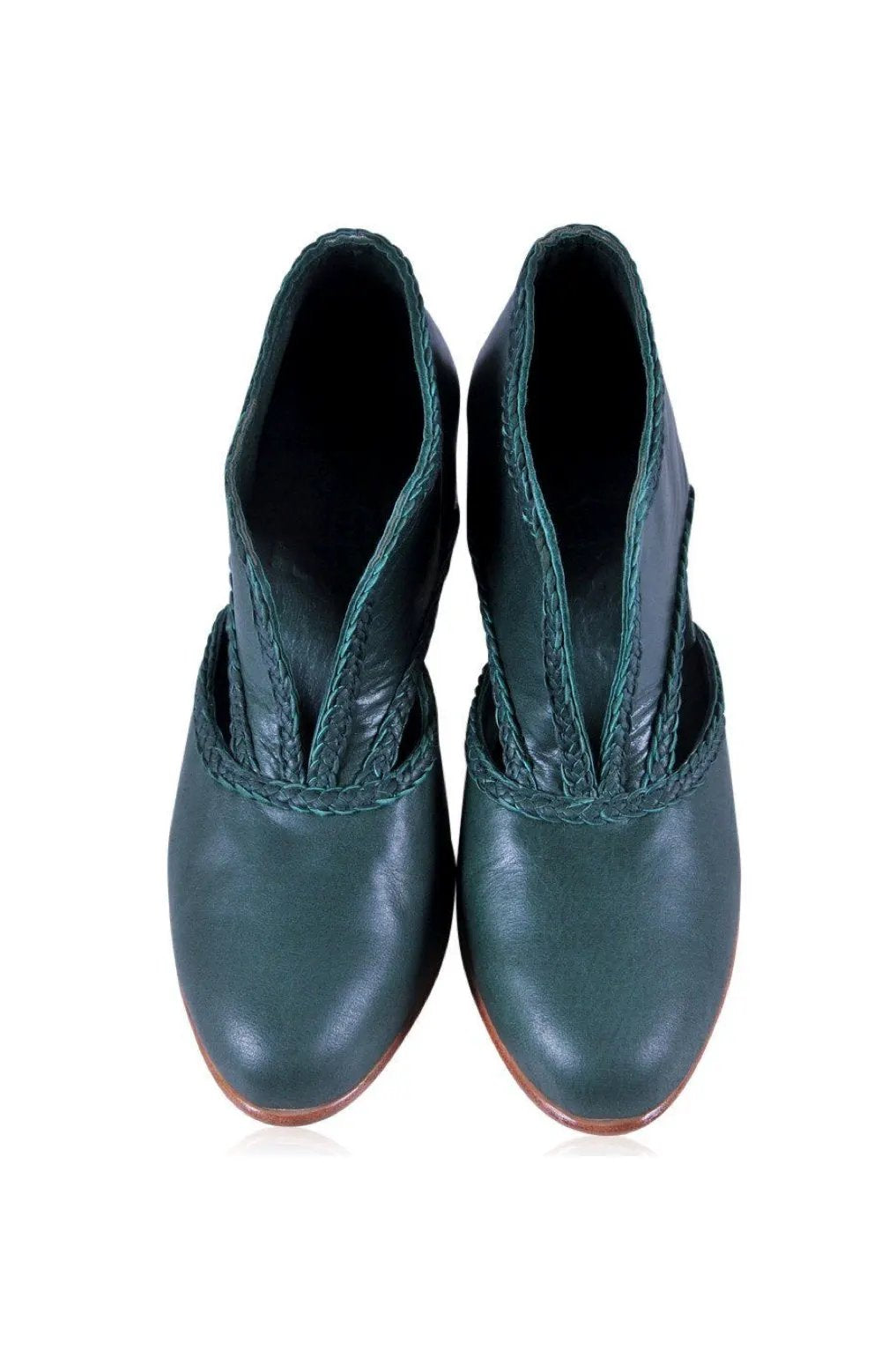 Spirit Walker Leather Heel Booties by Local
