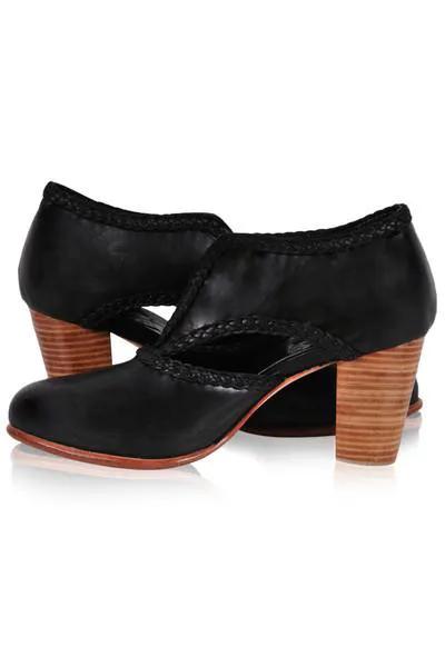 Spirit Walker Leather Heel Booties by Local