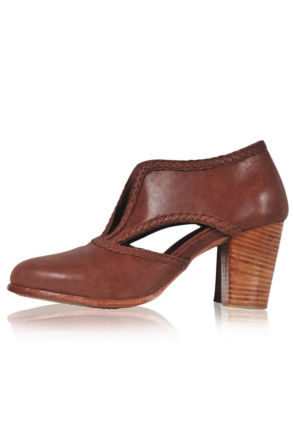 Spirit Walker Leather Heel Booties by Local