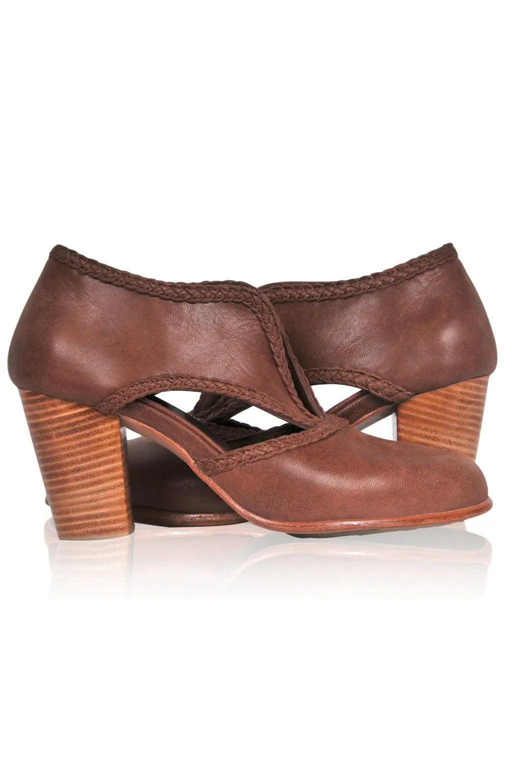 Spirit Walker Leather Heel Booties (Sz. 5, 5.5, 7.5 & 8) by Local