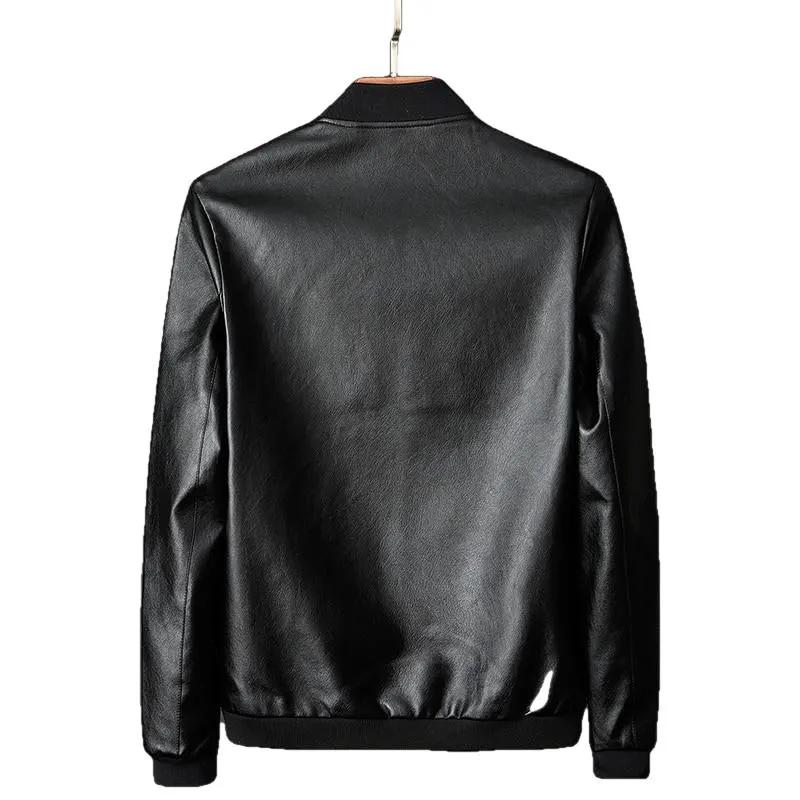 Stannis Men's Premium Real Leather Jacket - Genuine SheepSkin Bomber Style by Inland Leather Co.