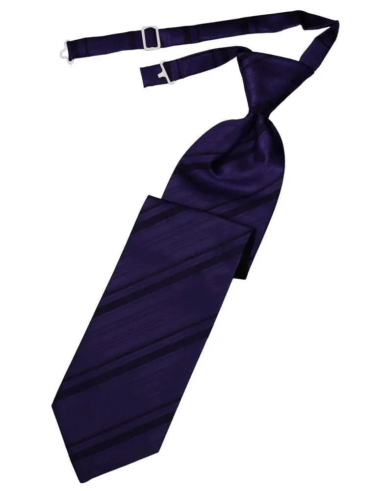 Striped Satin Kids Necktie by Tux-USA