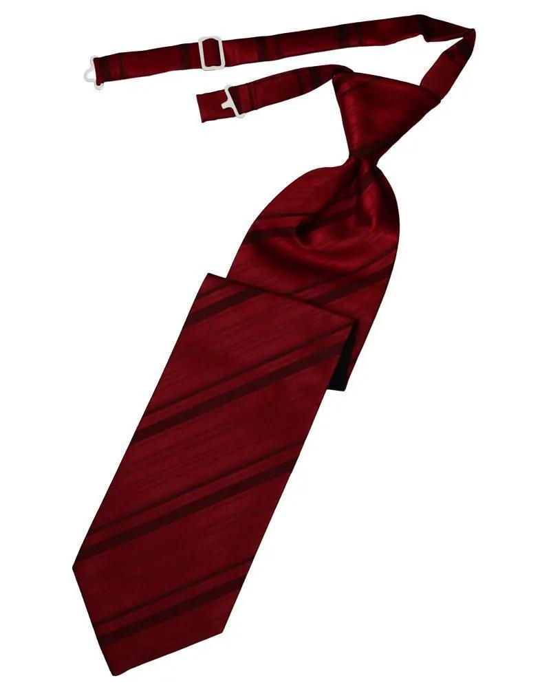 Striped Satin Kids Necktie by Tux-USA