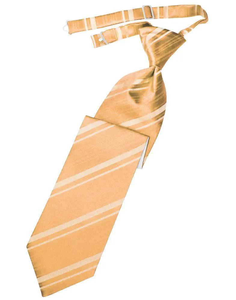 Striped Satin Kids Necktie by Tux-USA