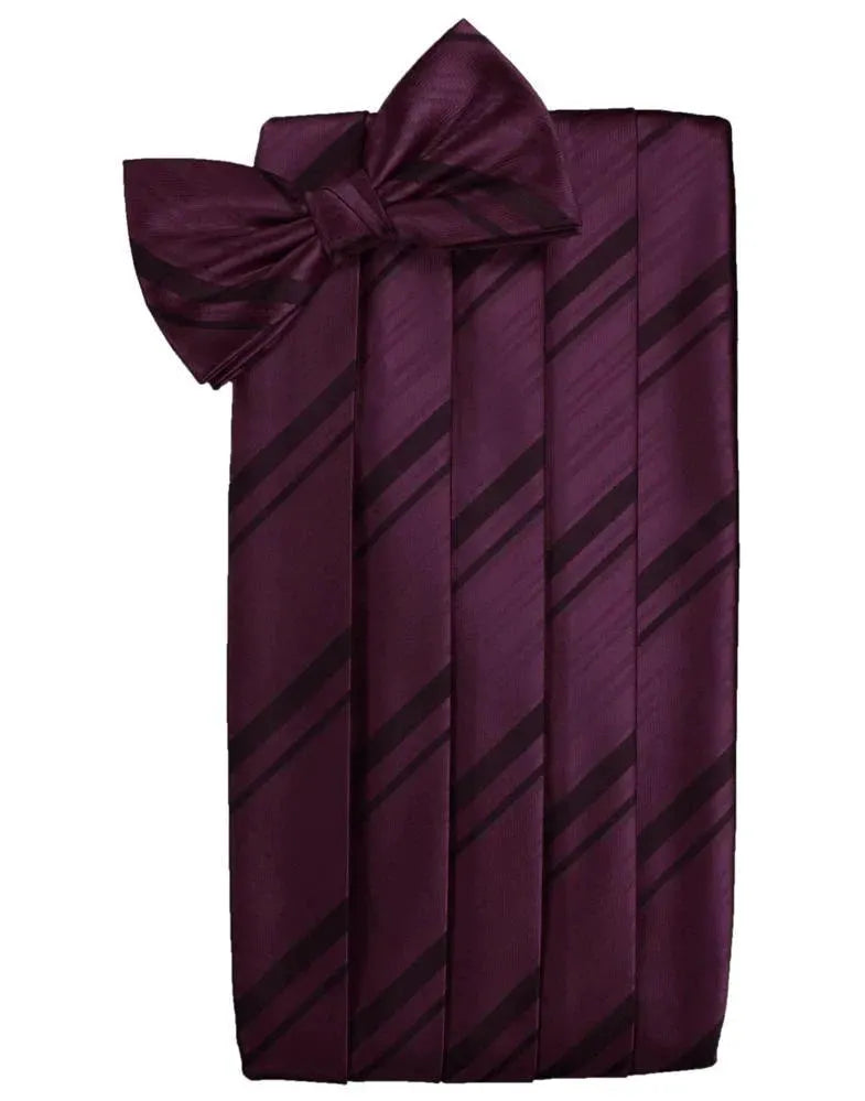 Kids Striped Satin Cummerbund by Tux-USA