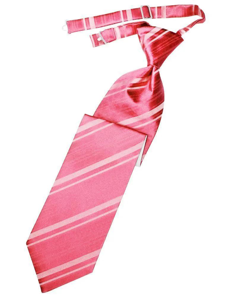 Striped Satin Kids Necktie by Tux-USA