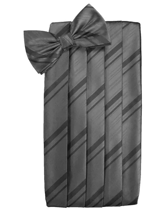 Kids Striped Satin Cummerbund by Tux-USA