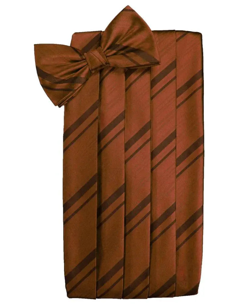 Kids Striped Satin Cummerbund by Tux-USA