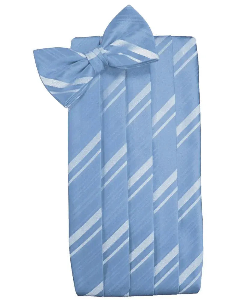 Kids Striped Satin Cummerbund by Tux-USA