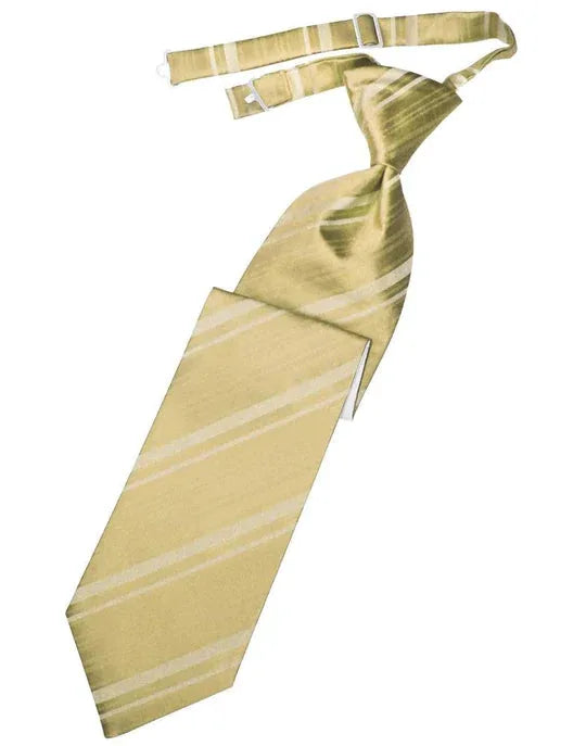 Striped Satin Kids Necktie by Tux-USA