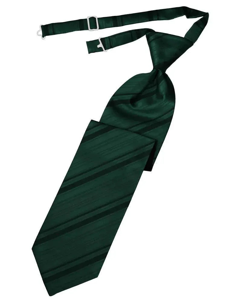 Striped Satin Kids Necktie by Tux-USA