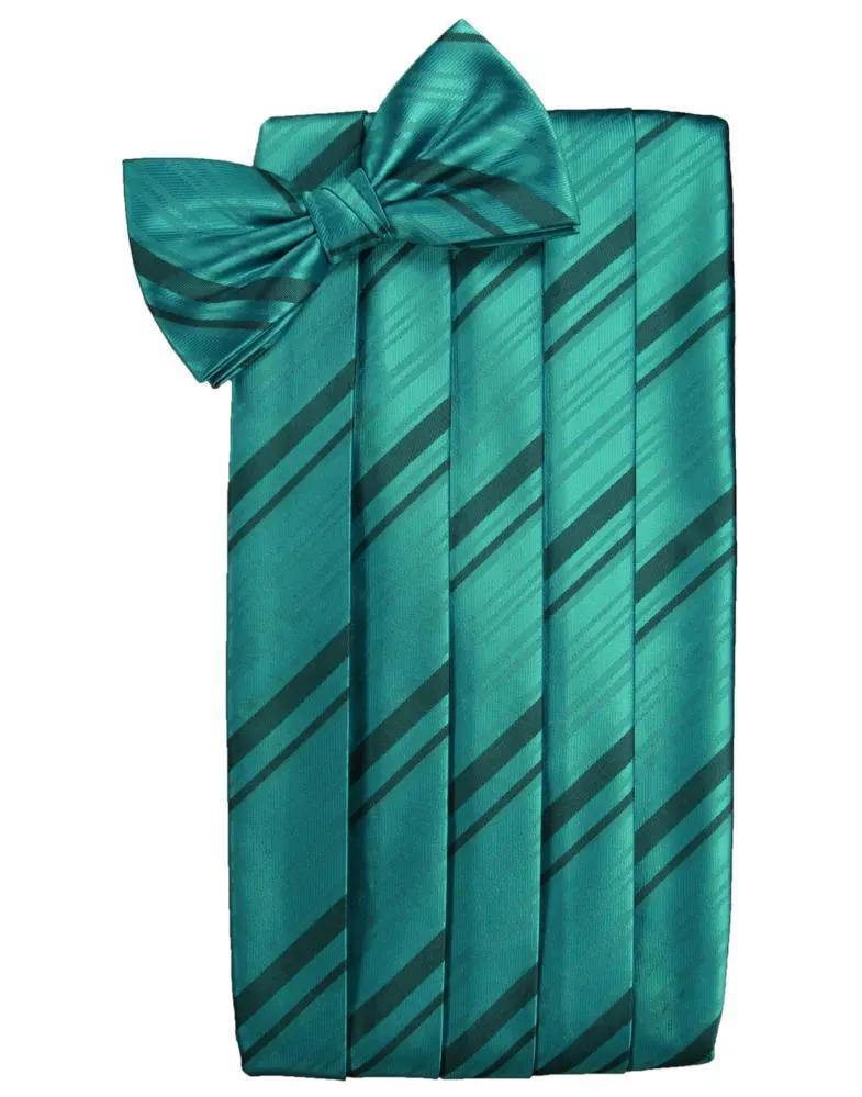 Kids Striped Satin Cummerbund by Tux-USA