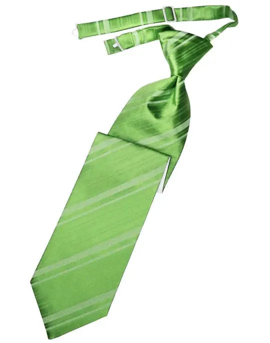 Striped Satin Kids Necktie by Tux-USA