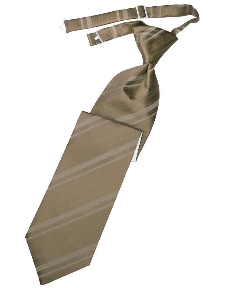 Striped Satin Kids Necktie by Tux-USA