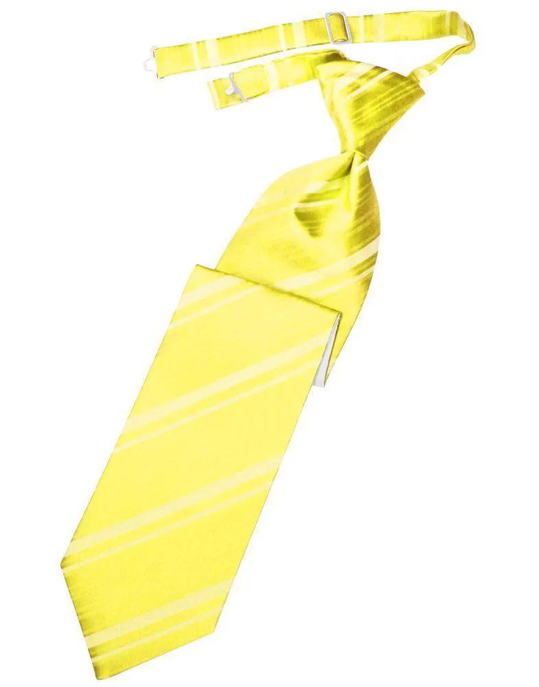 Striped Satin Kids Necktie by Tux-USA