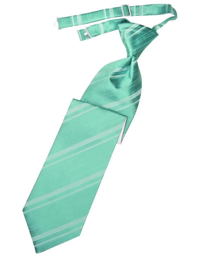 Striped Satin Kids Necktie by Tux-USA