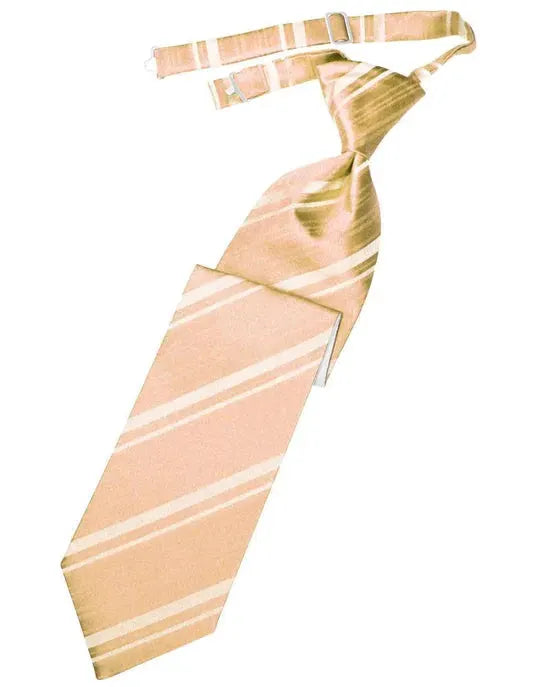Striped Satin Kids Necktie by Tux-USA