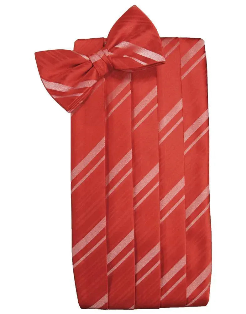 Kids Striped Satin Cummerbund by Tux-USA