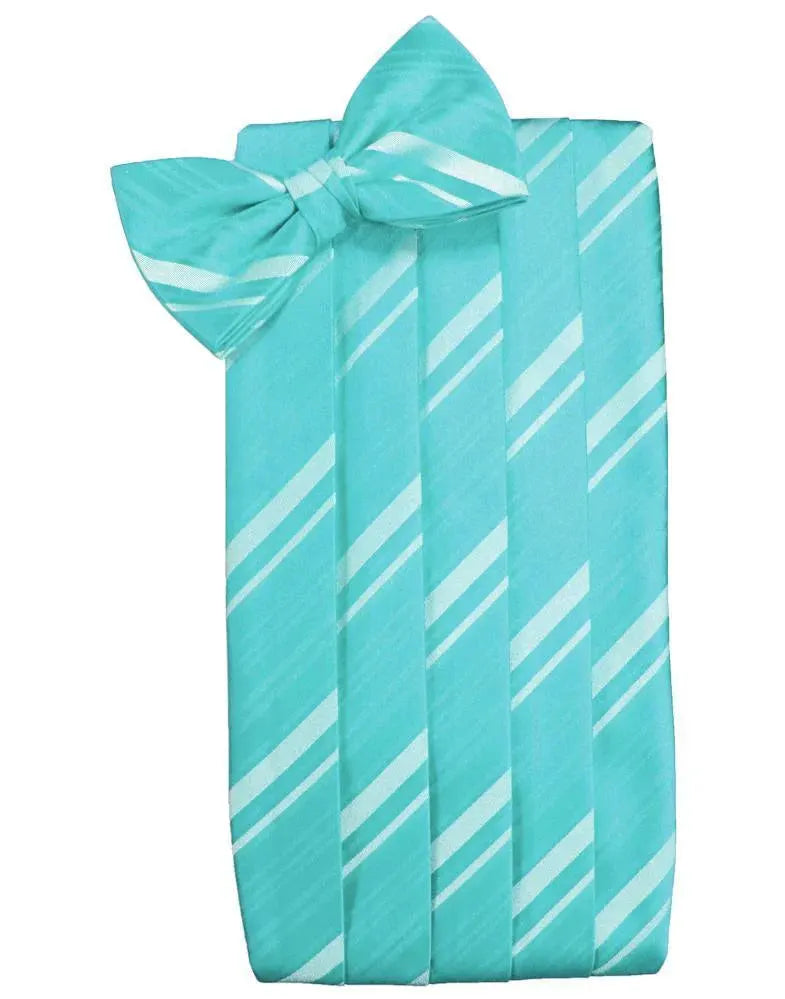 Kids Striped Satin Cummerbund by Tux-USA