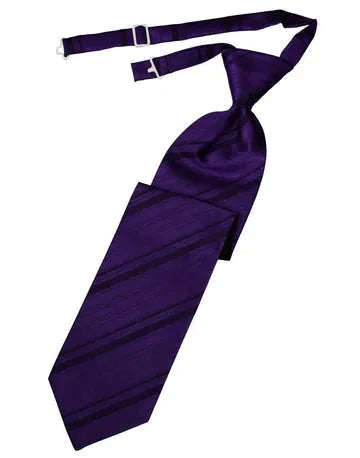 Striped Satin Kids Necktie by Tux-USA