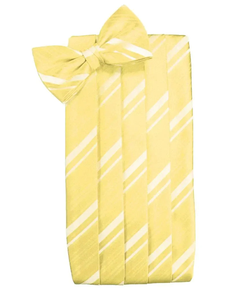 Kids Striped Satin Cummerbund by Tux-USA