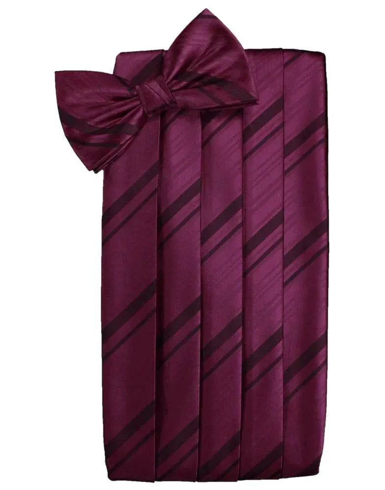 Kids Striped Satin Cummerbund by Tux-USA