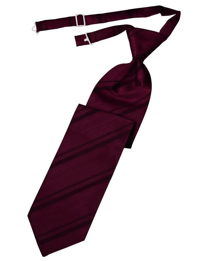Striped Satin Kids Necktie by Tux-USA