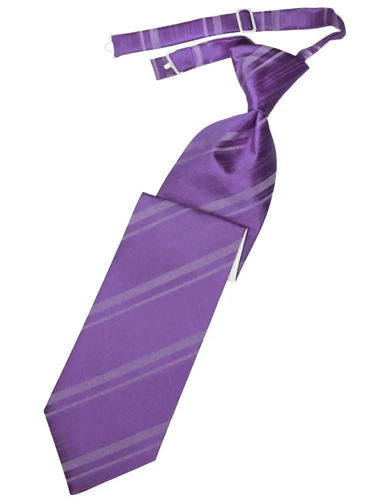 Striped Satin Kids Necktie by Tux-USA