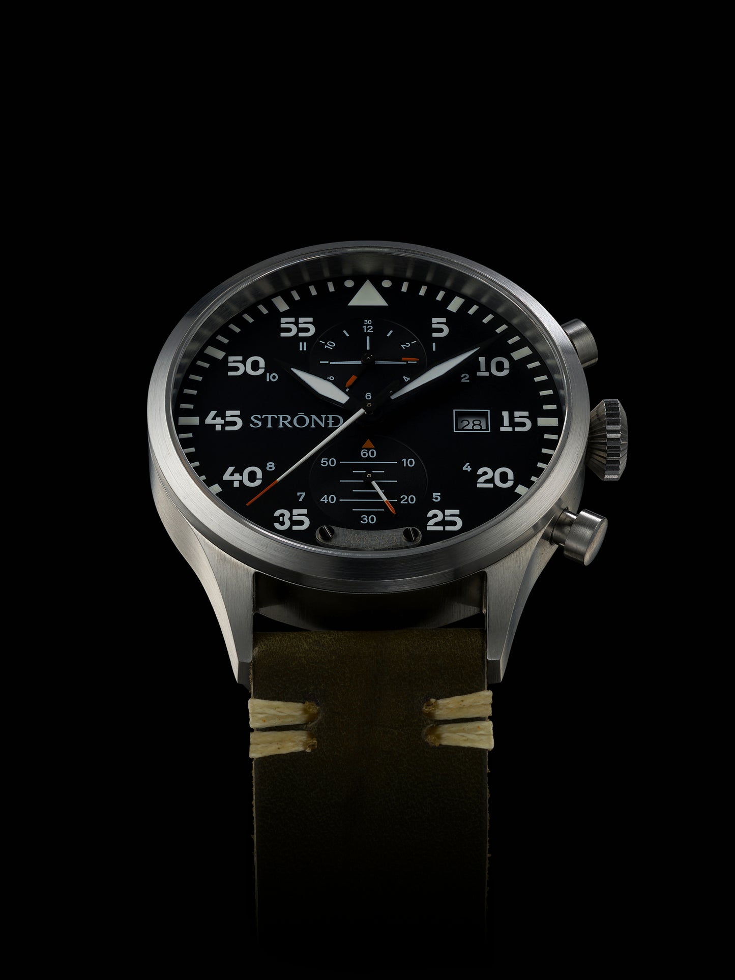 STROND DC3 MkII Stainless Steel Watch 316L Sapphire 42 mm Aviation Inspired