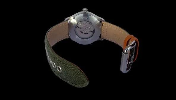 STROND DC‑3 Canvas Watch Strap | Vintage Cotton Canvas 22mm by STROND