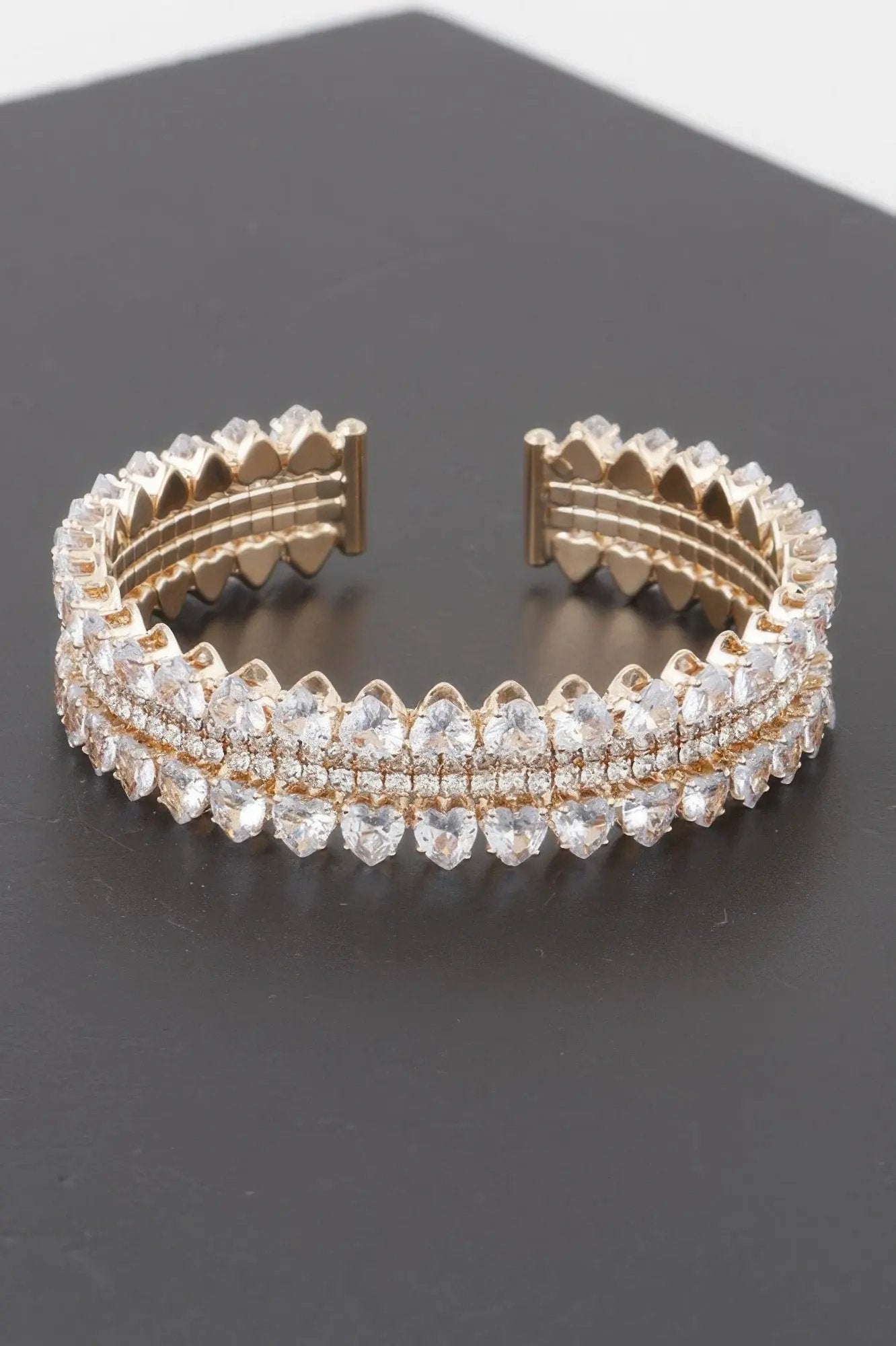 THE VESSEL Double Jeweled Cuff Bracelet: NYFW BYMANYC ® New York by BYMANYC ® New York