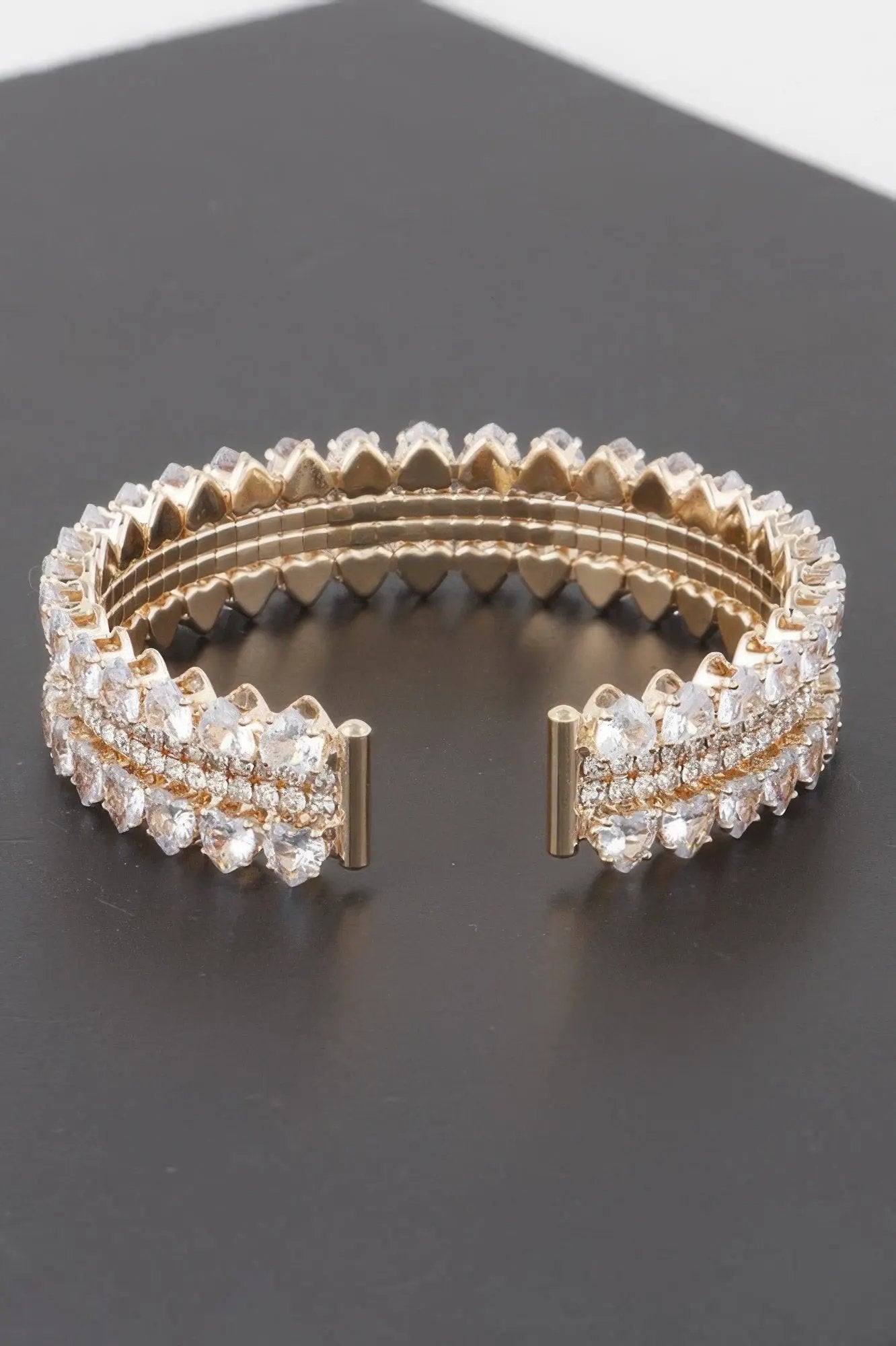 THE VESSEL Double Jeweled Cuff Bracelet: NYFW BYMANYC ® New York by BYMANYC ® New York