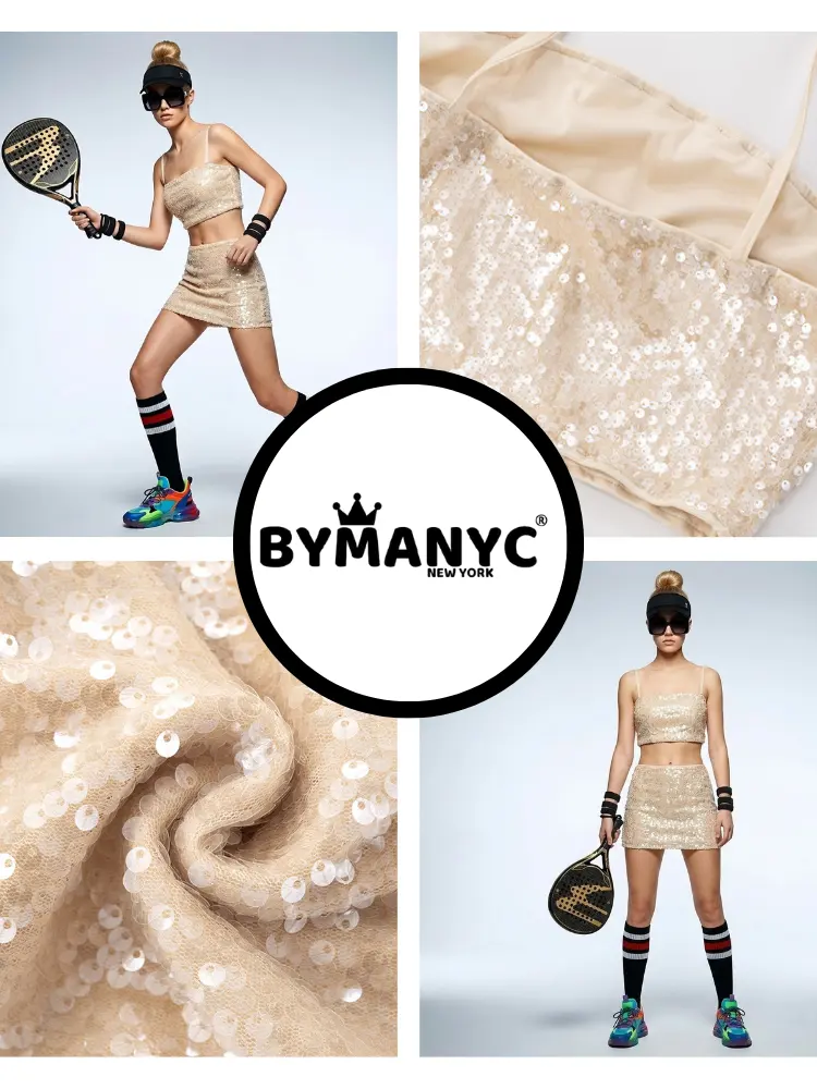TIMES SQUARE Sequin Top & Skirt Set Prêt-à-Porter BYMANYC ® New York by BYMANYC ® New York