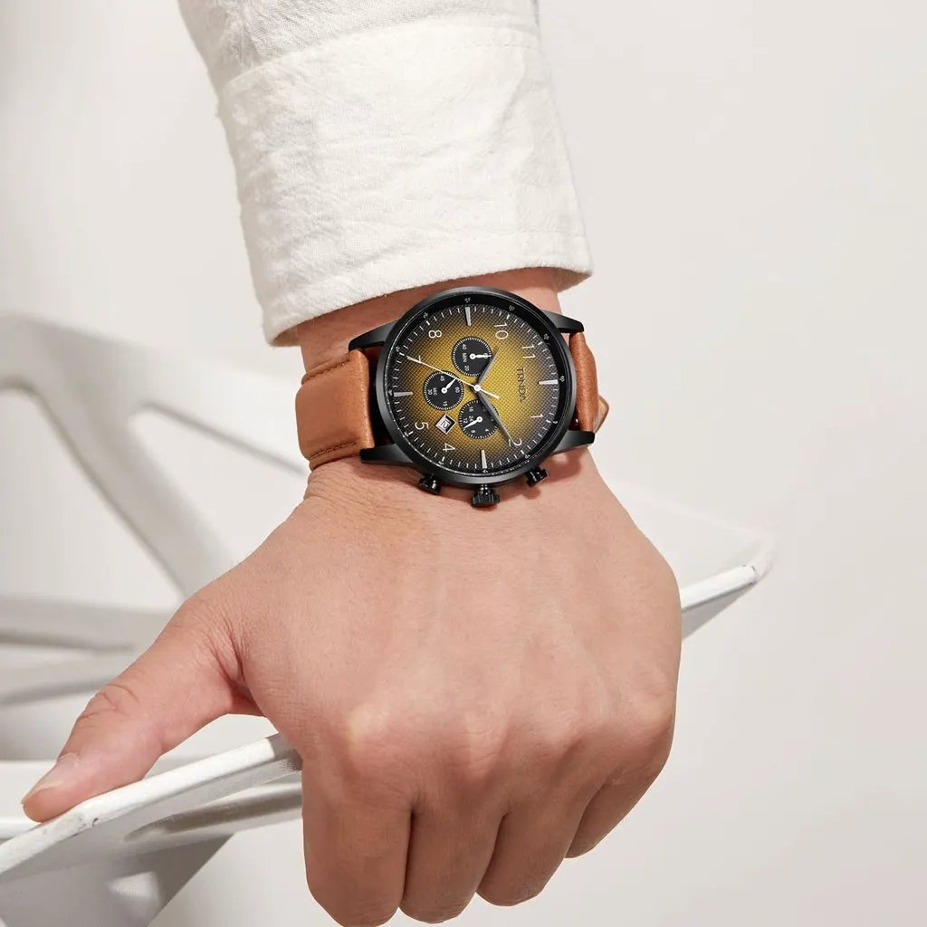 Trnda Men's Stainless Steel Watch, Black Case | Trn-Ss43b by TRNDA