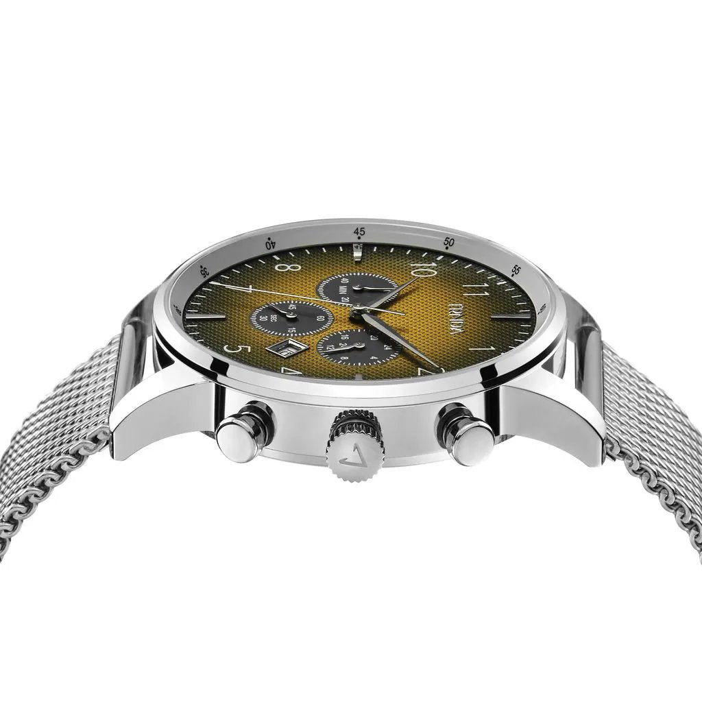 Trnda Men's Stainless Steel Watch, Gradient Cedar Brown Dial | Trnda43mm by TRNDA
