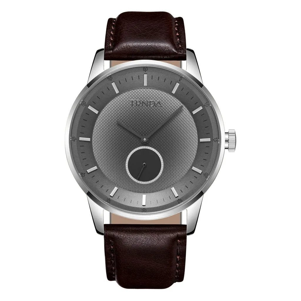 Trnda Men's Stainless Steel Watch, Black Dial | Trnd-M43-Bk by TRNDA